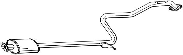 Silencieux central KLOKKERHOLM 290-109