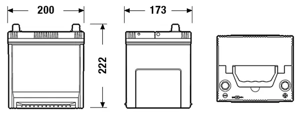Batterie de démarrage FULMEN FB504