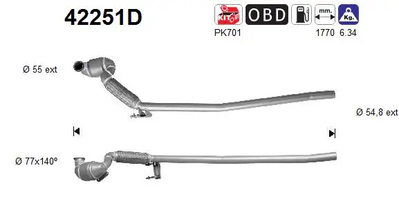 Catalyseur AS 42251D