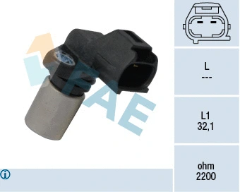 Capteur d'angle, vilebrequin FAE 79313