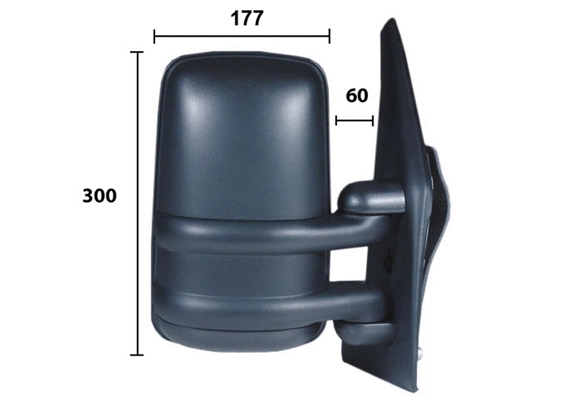 Rétroviseur extérieur SPILU 52578