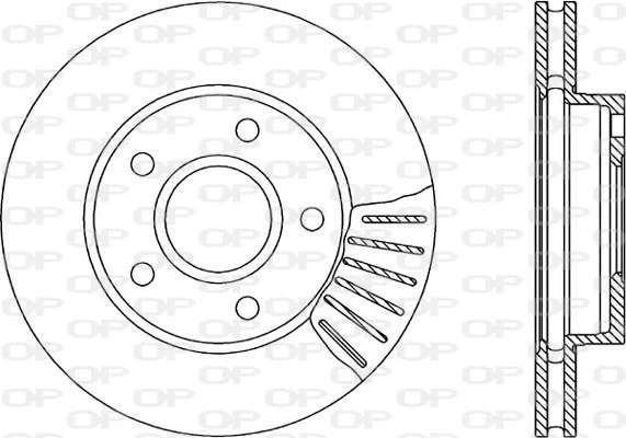 Disque de frein OPEN PARTS BDR1189.20
