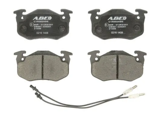 Kit de plaquettes de frein, frein à disque ABE C1R002ABE
