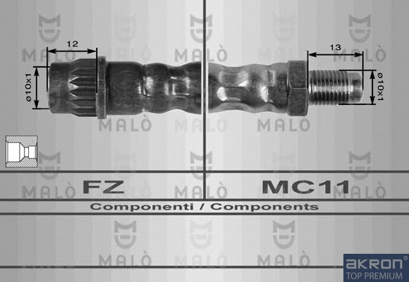 Flexible de frein AKRON-MALÒ 8632