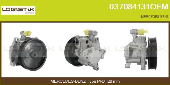 Pompe hydraulique, direction LGK 037084131OEM