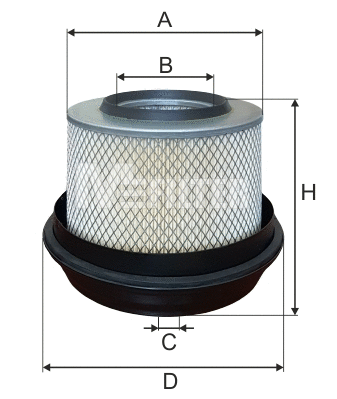 Filtre à air MFILTER A 572
