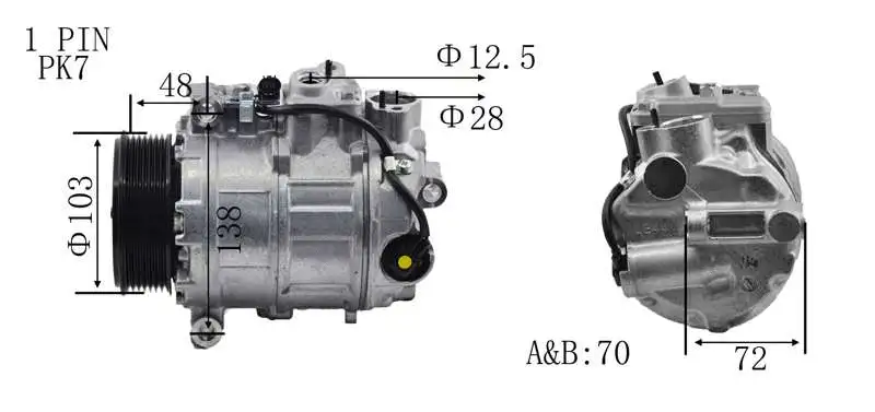 Compresseur, climatisation A.Z. Meisterteile AZMT-45-041-1154