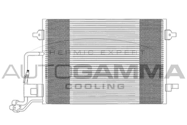 Condenseur, climatisation AUTOGAMMA 103274