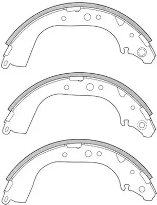 Jeu de mâchoires de frein SB BS21305