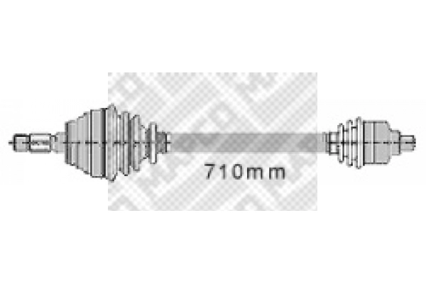Arbre de transmission MAPCO 16104