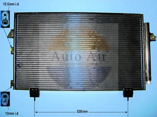 Condenseur, climatisation AUTO AIR GLOUCESTER 16-1027