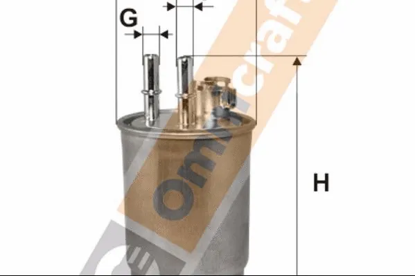 Filtre à carburant Omnicraft 2136819