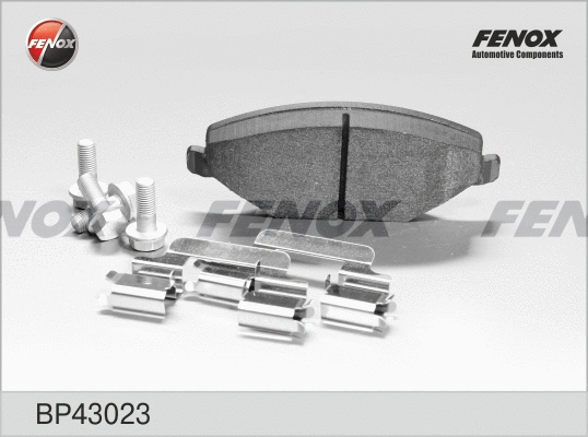 Kit de plaquettes de frein, frein à disque FENOX BP43023