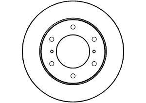 Disque de frein ABTEX BD1209V