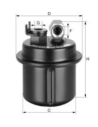 Filtre à carburant UNIFLUX FILTERS XB47