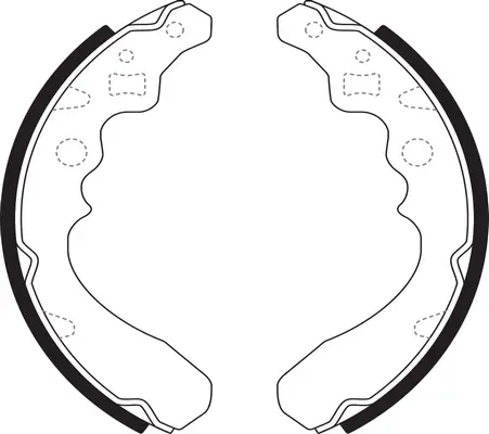 Jeu de mâchoires de frein SB BS26027