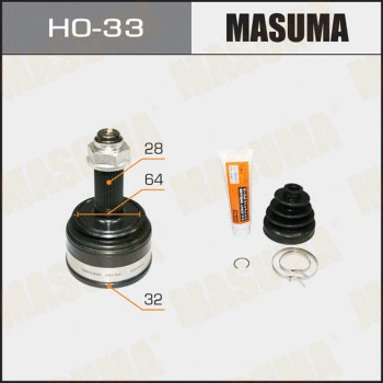 Jeu de joints, arbre de transmission MASUMA HO-33