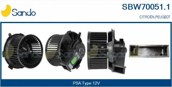 Pulseur d'air habitacle SANDO SBW70051.1