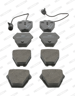 Kit de plaquettes de frein, frein à disque FERODO FDB1710