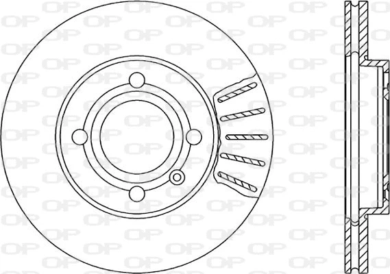 Disque de frein OPEN PARTS BDA1027.20