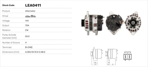 Alternateur LUSA LEA0411