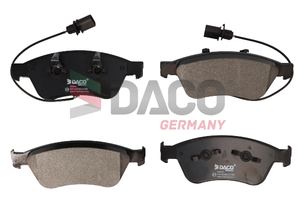 Kit de plaquettes de frein, frein à disque DACO Germany 320203