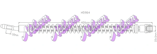 Flexible de frein KAWE H5984