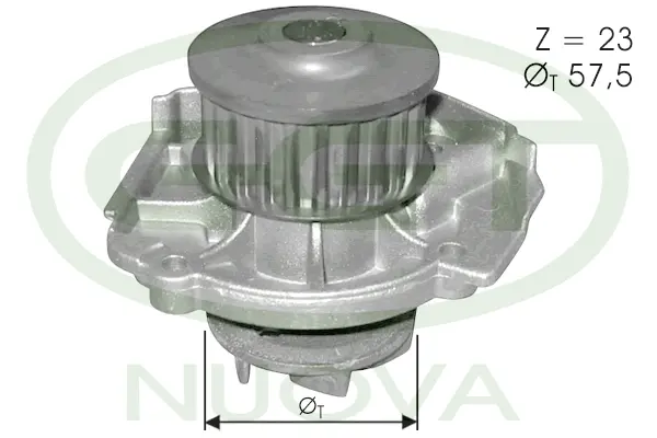 Pompe à eau, refroidissement du moteur GGT PA11118