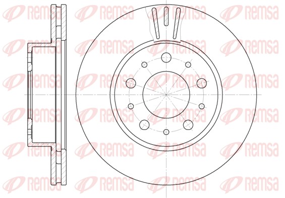 Disque de frein REMSA 6231.10