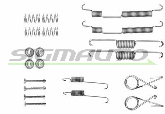 Kit d'accessoires, mâchoire de frein SIGMAUTO SK0022
