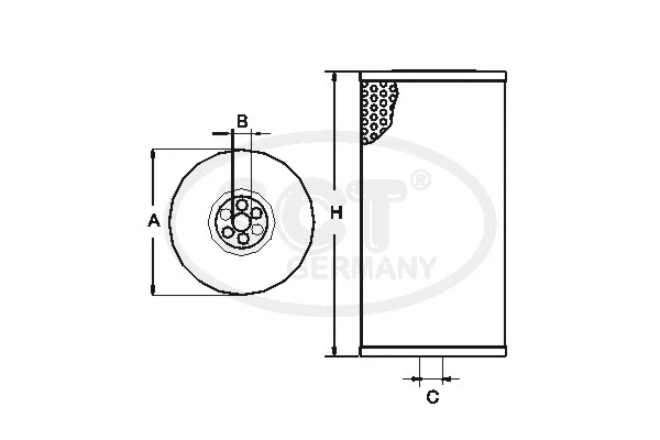 Filtre à carburant SCT - MANNOL ST 480