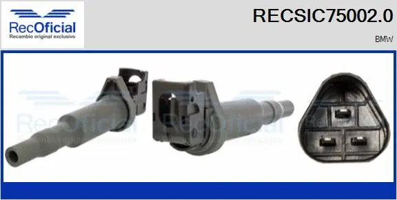 Bobine d'allumage RECOFICIAL RECSIC75002.0