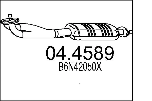 Catalyseur MTS 04.4589