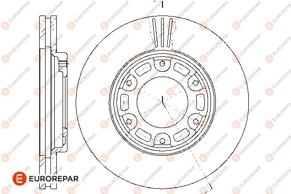Disque de frein EUROREPAR 1667867480