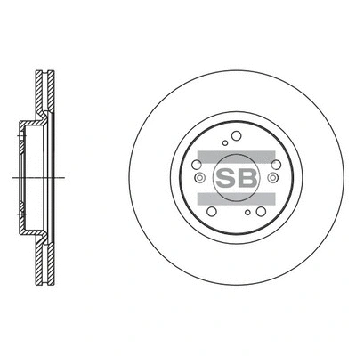 Disque de frein Hi-Q SD4114
