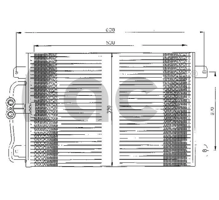 Condenseur, climatisation ACR 300458