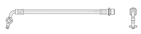 Flexible de frein CEF 512625