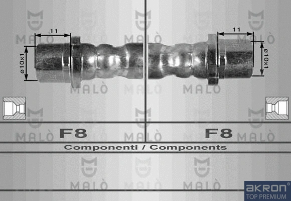 Flexible de frein AKRON-MALÒ 8935