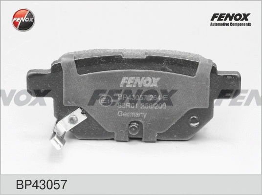 Kit de plaquettes de frein, frein à disque FENOX BP43057