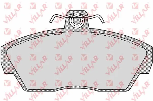 Kit de plaquettes de frein, frein à disque VILLAR 626.0922