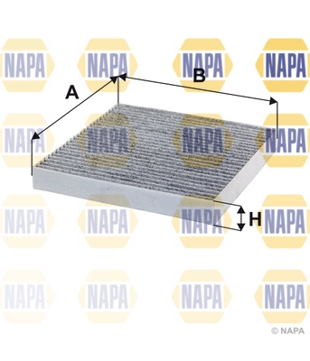 Filtre, air de l'habitacle NAPA NFC4316