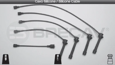 Kit de câbles d'allumage BRECAV 25.508