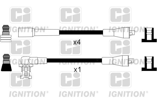 Kit de câbles d'allumage QUINTON HAZELL XC800