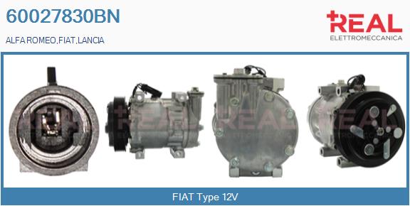 Compresseur, climatisation REAL 60027830BN