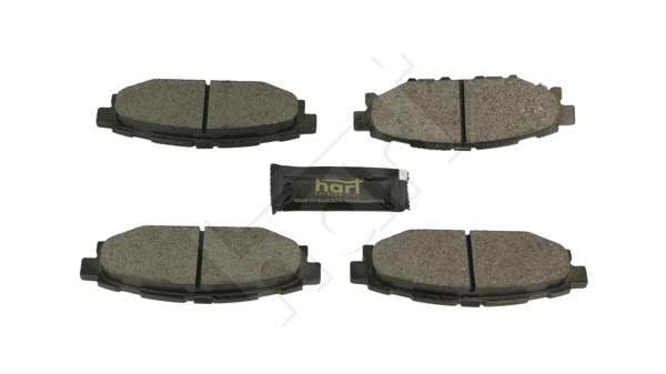 Kit de plaquettes de frein, frein à disque HART 260 749