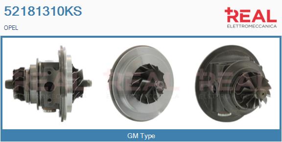 Groupe carter, turbocompresseur REAL 52181310KS