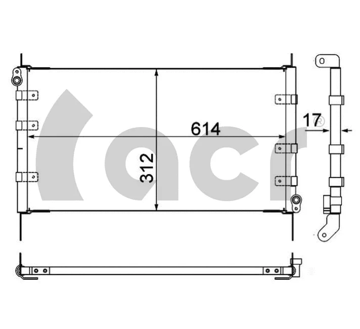 Condenseur, climatisation ACR 300176