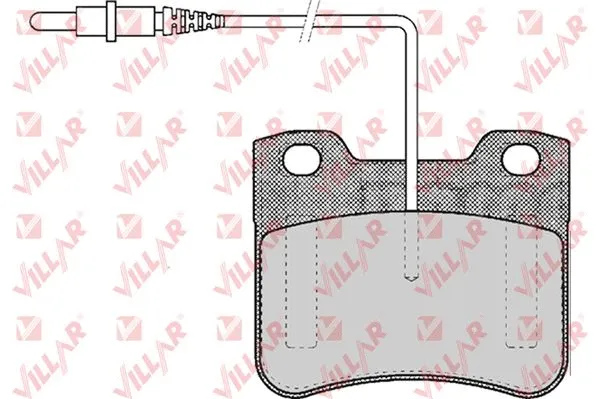 Kit de plaquettes de frein, frein à disque VILLAR 626.0444