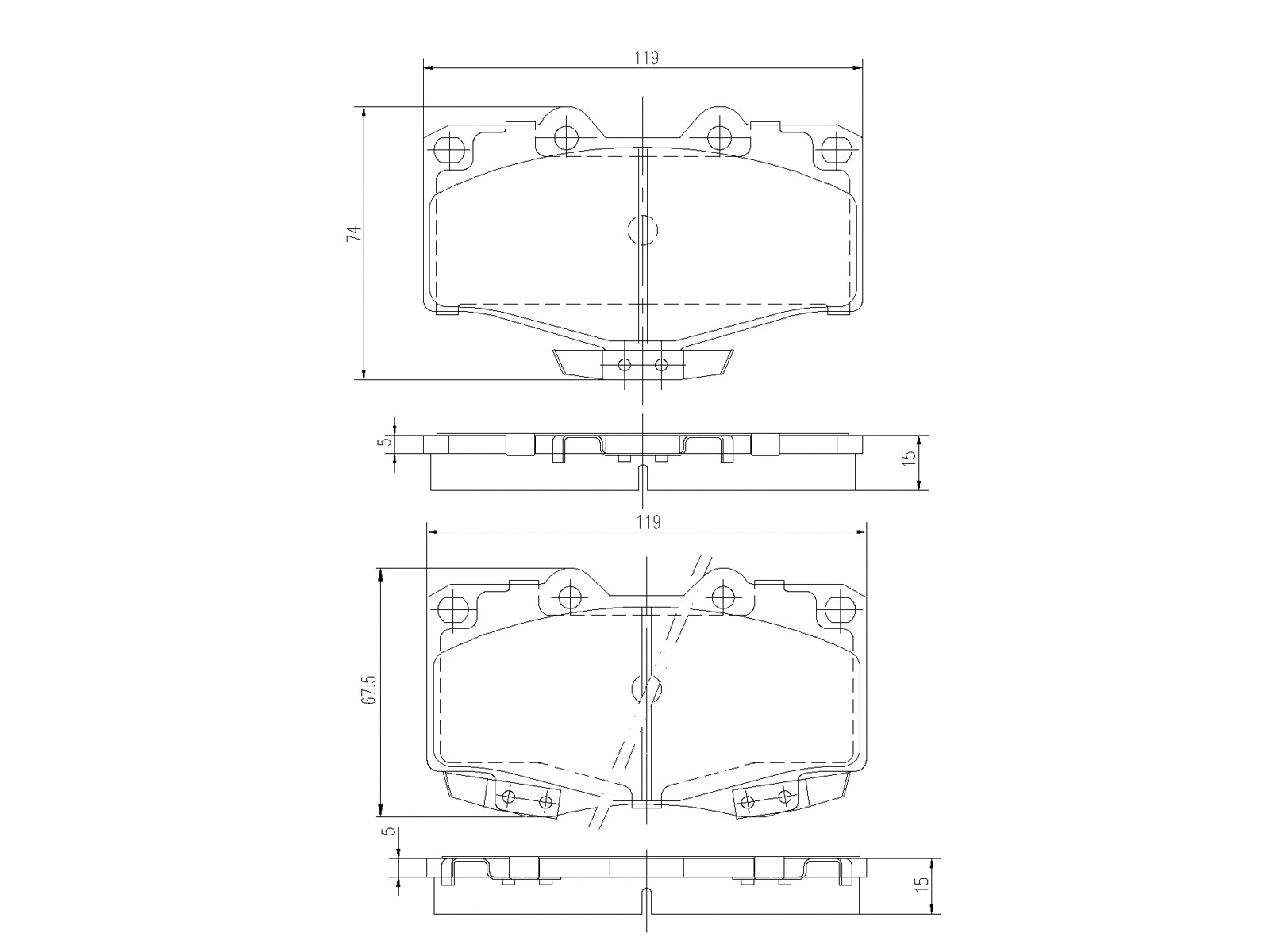 Kit de plaquettes de frein, frein à disque A.Z. Meisterteile AZMT-44-022-1404
