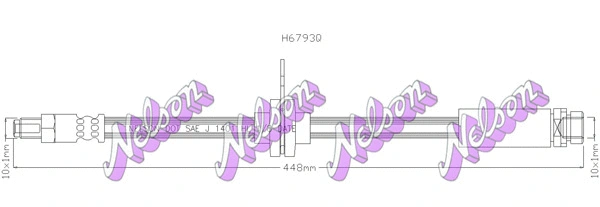 Flexible de frein KAWE H6793Q